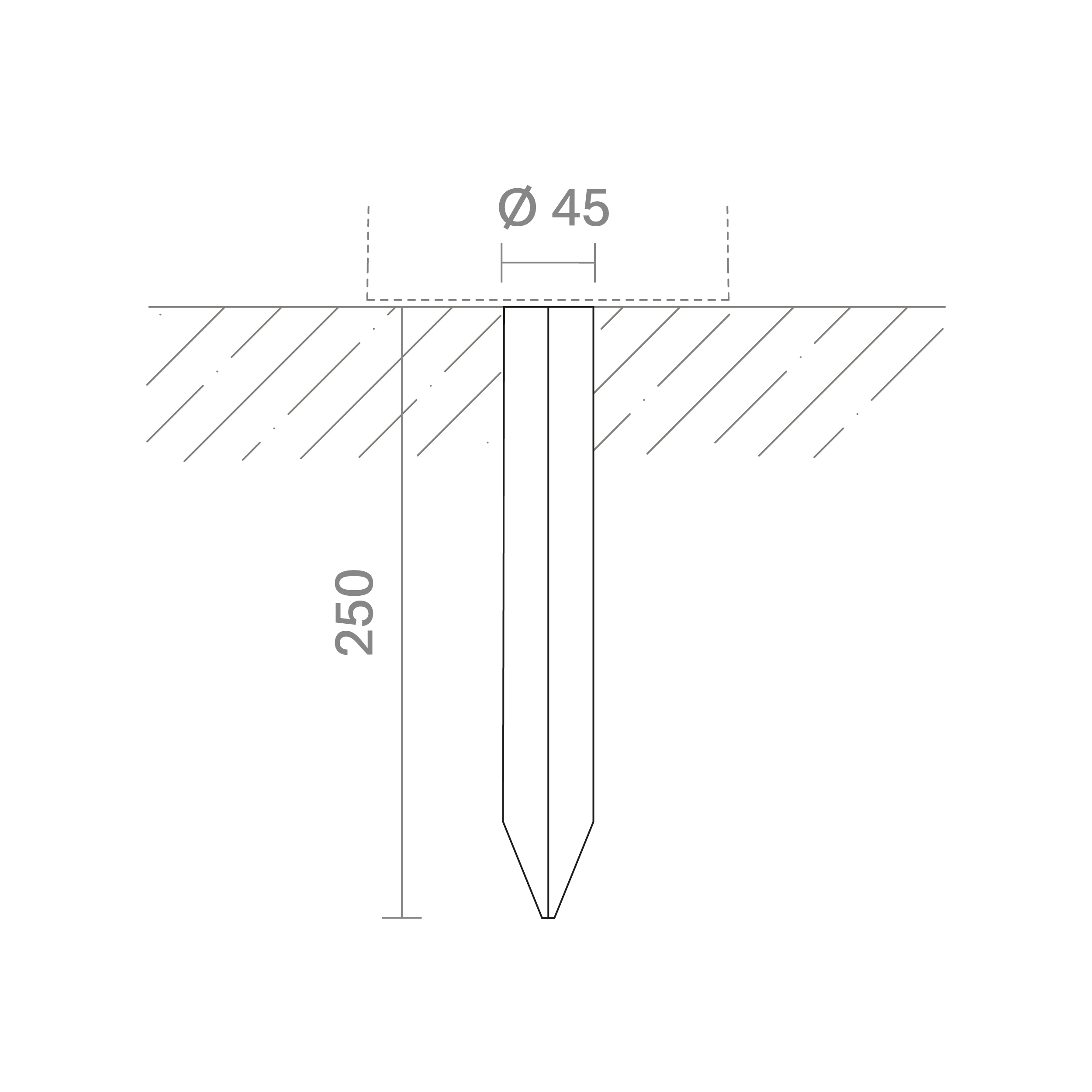 Klewe Stainless Steel Spike