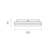 Vorschau: Aufbauleuchte Circel 220mm silber 15W 3000K IP20 120° 1700lm Ra80