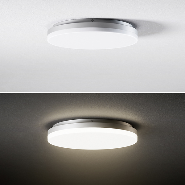 Aufbauleuchte Circel 400mm silber 38W 3000K IP20 120° 4200lm Ra80