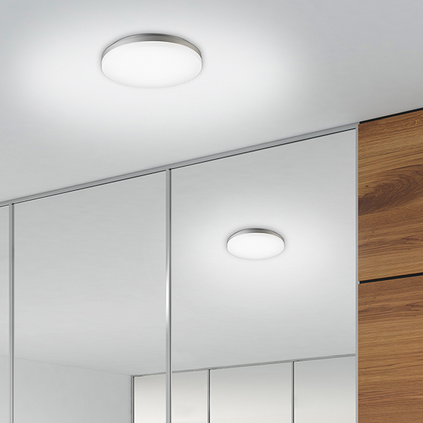 Aufbauleuchte Circel 400mm silber 38W 3000K IP20 120° 4200lm Ra80