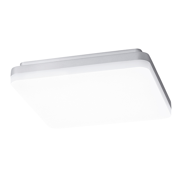 Aufbauleuchte Square 210mm silber 15W 3000K IP44 110° 1600lm Ra80