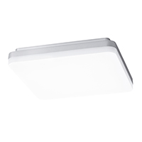 Aufbauleuchte Square 210mm silber 15W 4000K IP44 110° 1600lm Ra80