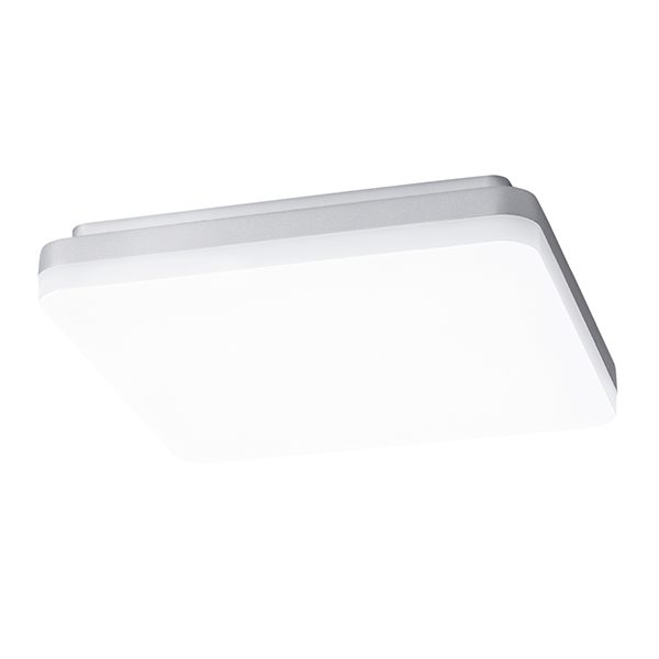 Aufbauleuchte Square 400mm silber 38W 4000K IP20 120° 4200lm Ra80