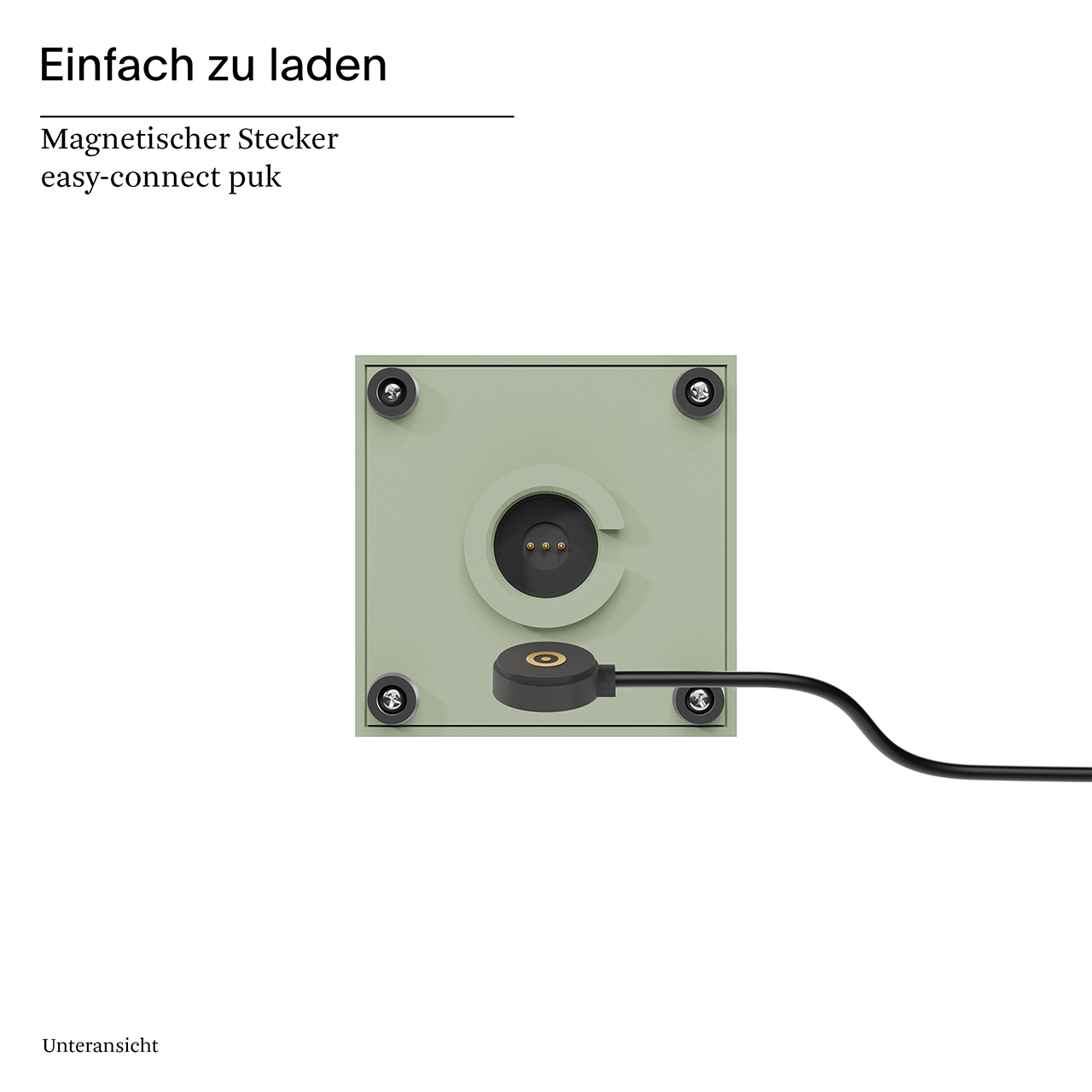 Vorschau: Akku-Tischleuchte Nutalis mini salbeigrün 2,2W Flex-Mood 2200K/2700K IP54 Ra85 dim