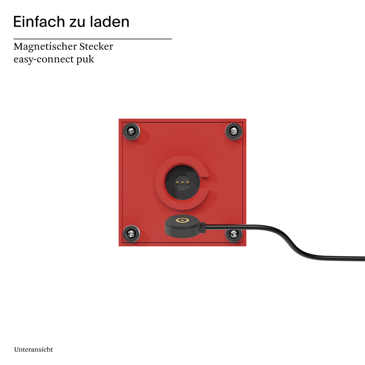 Vorschau: Akku-Tischleuchte Nutalis mini feuerrot 2,2W Flex-Mood 2200K/2700K IP54 Ra85 dim