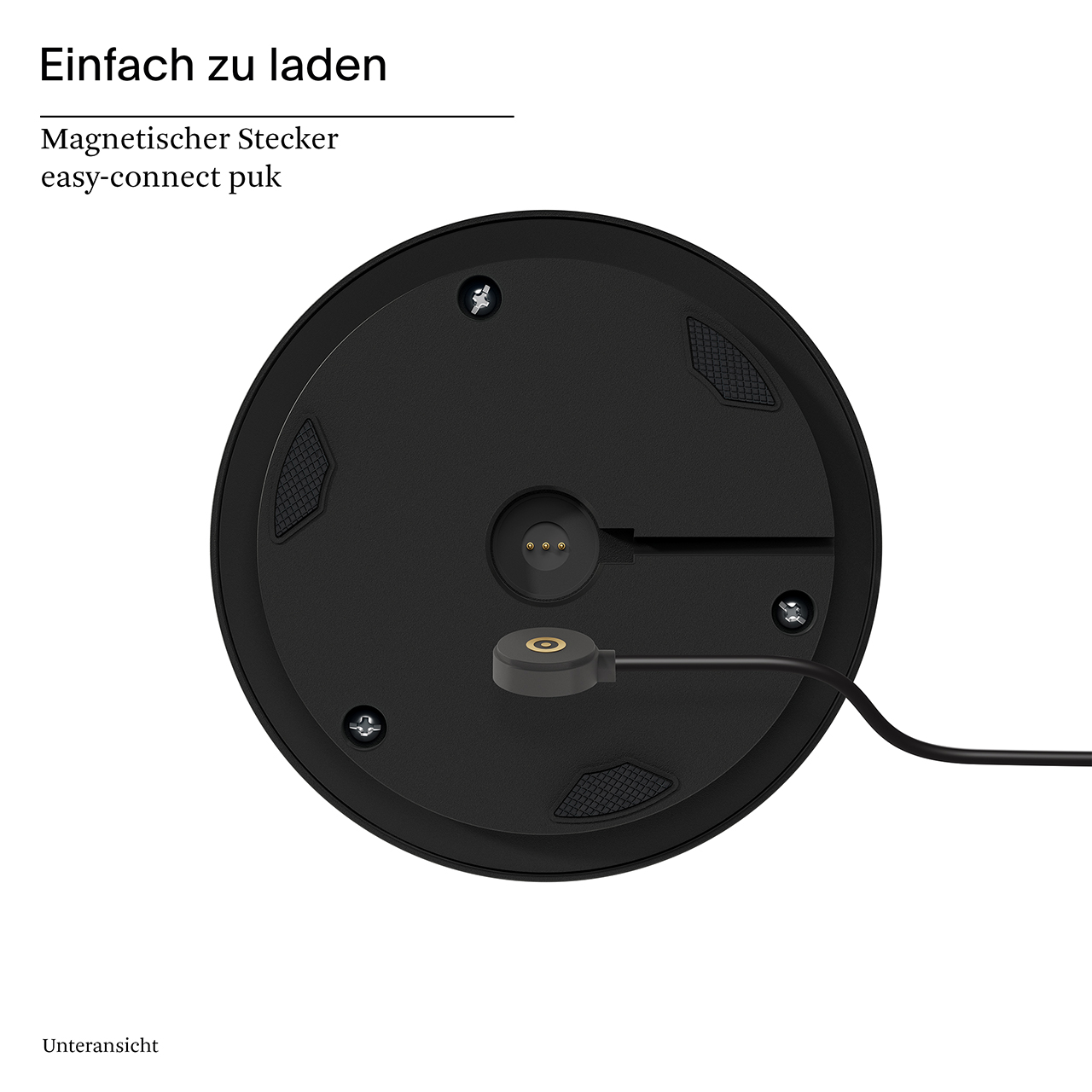 Akku-Glasleuchte Numotion 265 mm nachtschwarz 2,2W FlexMood 2200K/2700K IP54 160lm Ra85 dim