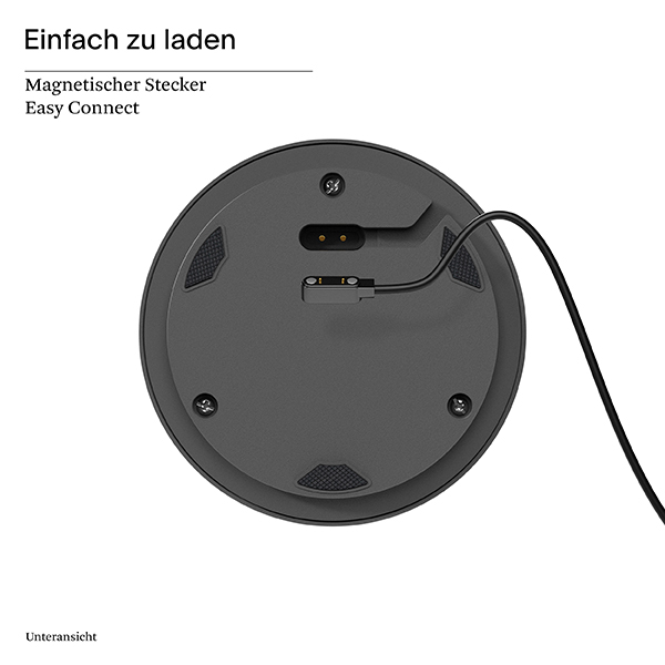 Akku-Glasleuchte Numotion 265 mm graphitgrau 2,2W FlexMood 2200K/2700K IP54 160lm Ra85 dim