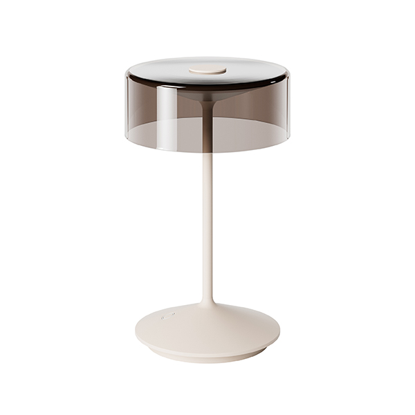 Akku-Glasleuchte Numotion 265 mm dünenbeige 2,2W FlexMood 2200K/2700K IP54 160lm Ra85 dim