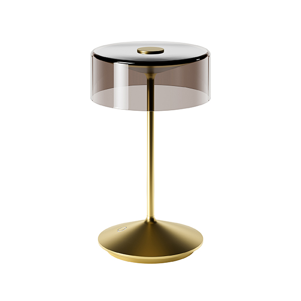 Akku-Glasleuchte Numotion 265 mm goldfarben 2,2W FlexMood 2200K/2700K IP54 171lm Ra85 dim