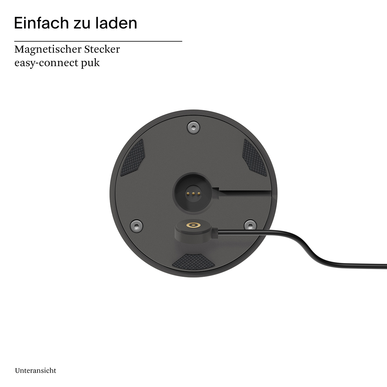 Akku-Tischleuchte Nudrop 292mm graphitgrau puk 2,2W Flex-Mood 2200K/2700K IP54 170m Ra85 dim