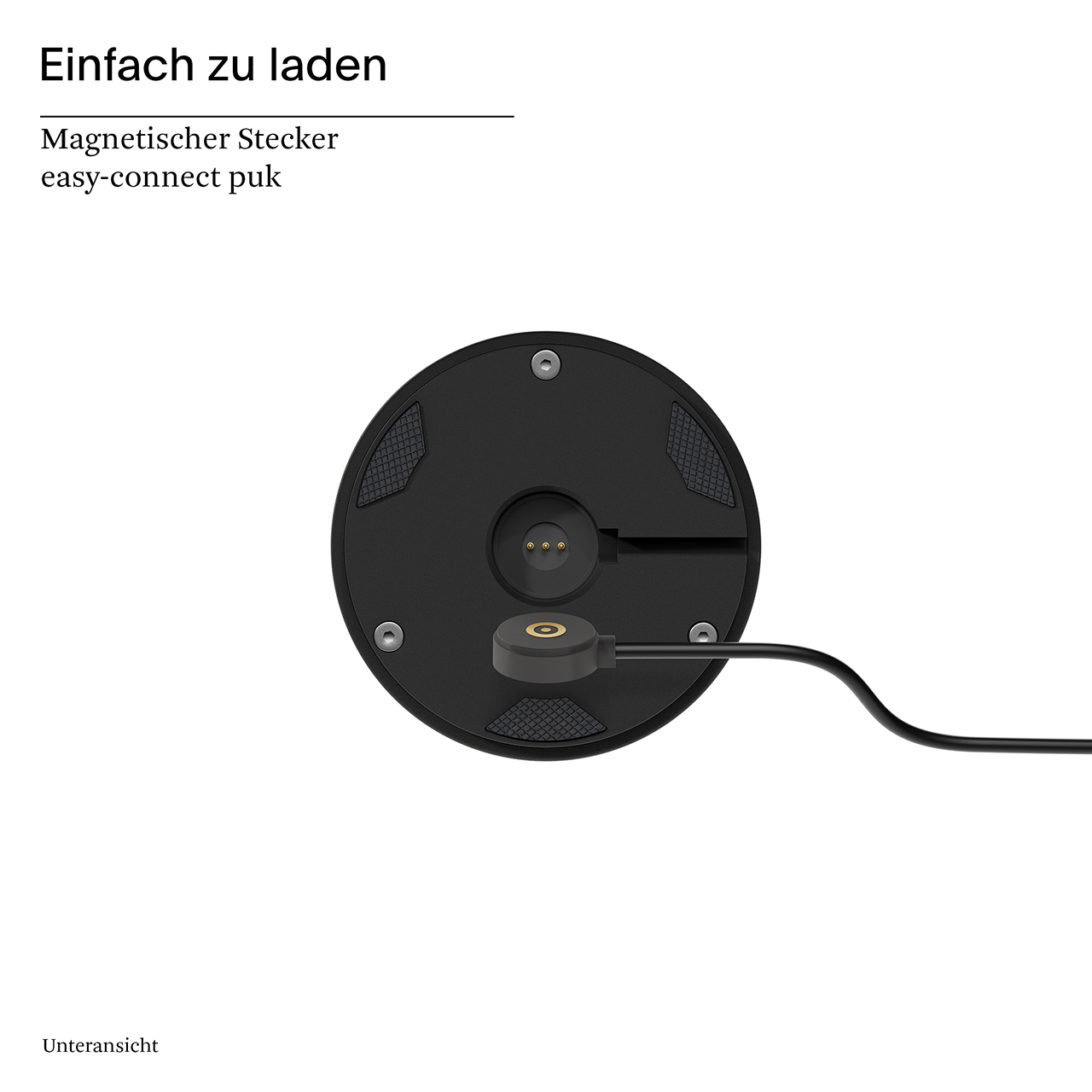 Akku-Tischleuchte Nudrop mini 217mm nachtschwarz 1,8W Flex-Mood 2200K/2700K IP54 133lm Ra85 dim