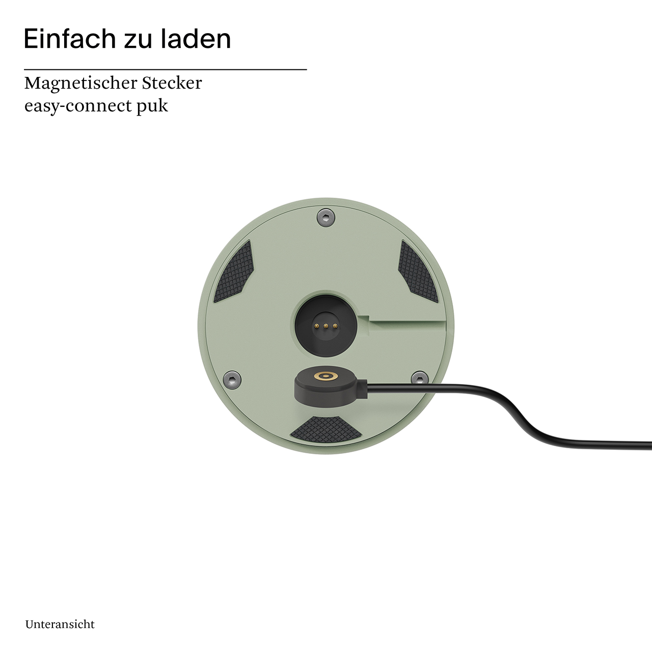 Vorschau: Akku-Tischleuchte Nudrop mini 210mm salbeigrün 1,8W Flex-Mood 2200K/2700K IP54 133lm Ra85 dim