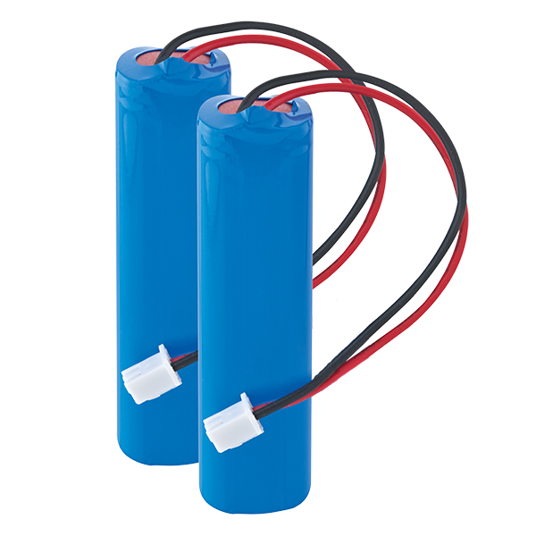 2200mAh Li-Ion Akku ZNL18650 inkl. Schutzschild, Stecker und Schrumpfschlauch