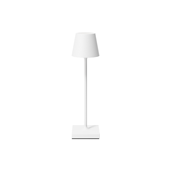 Akku-Tischleuchte Nuindie pocket 210mm schneeweiß 1,4W Flex-Mood 2200K/2700K IP54 Ra85 USB-C dim