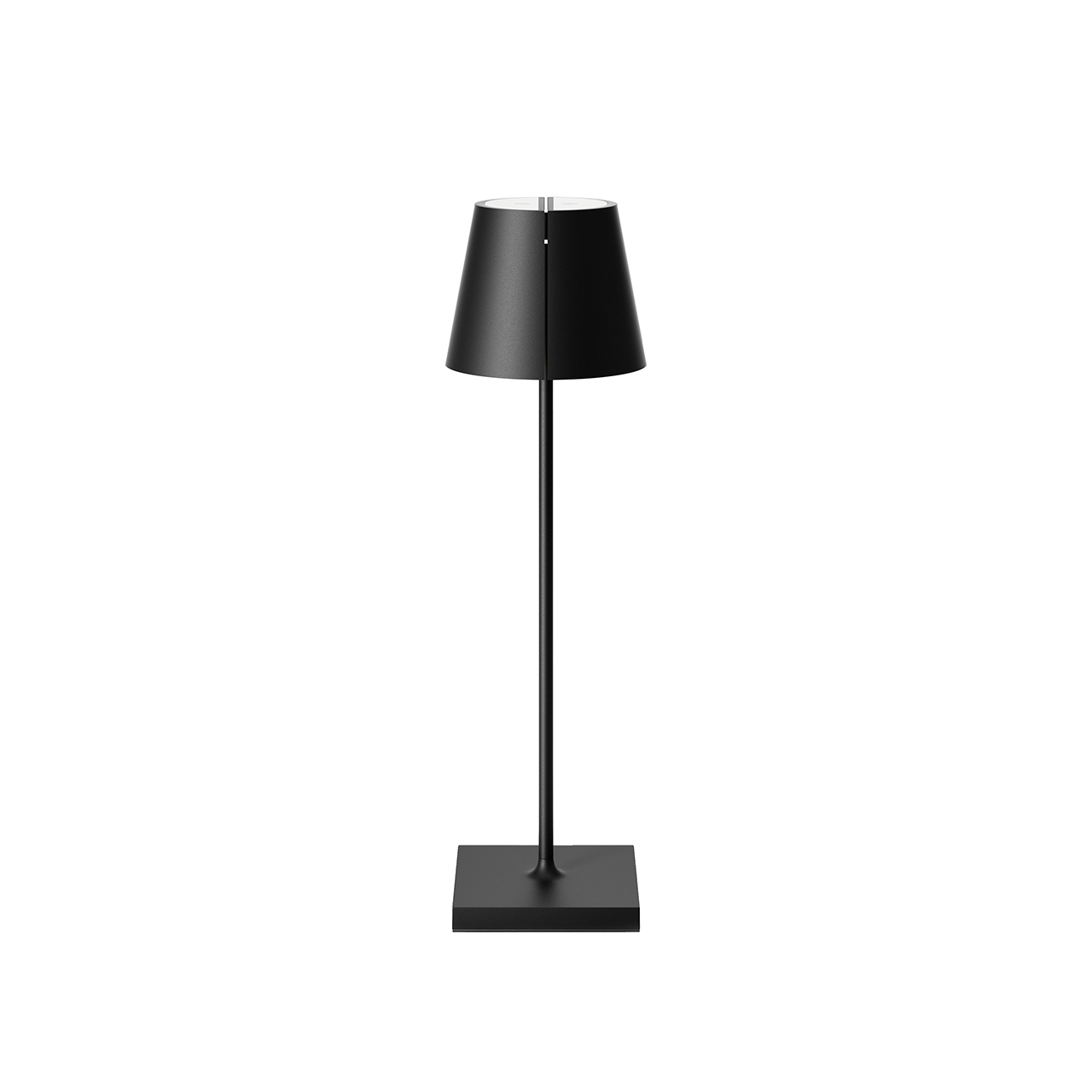 Akku-Tischleuchte Nuindie tango nachtschwarz 2,2W FlexMood 2200K/2700K IP54 168/197lm Ra85 dim