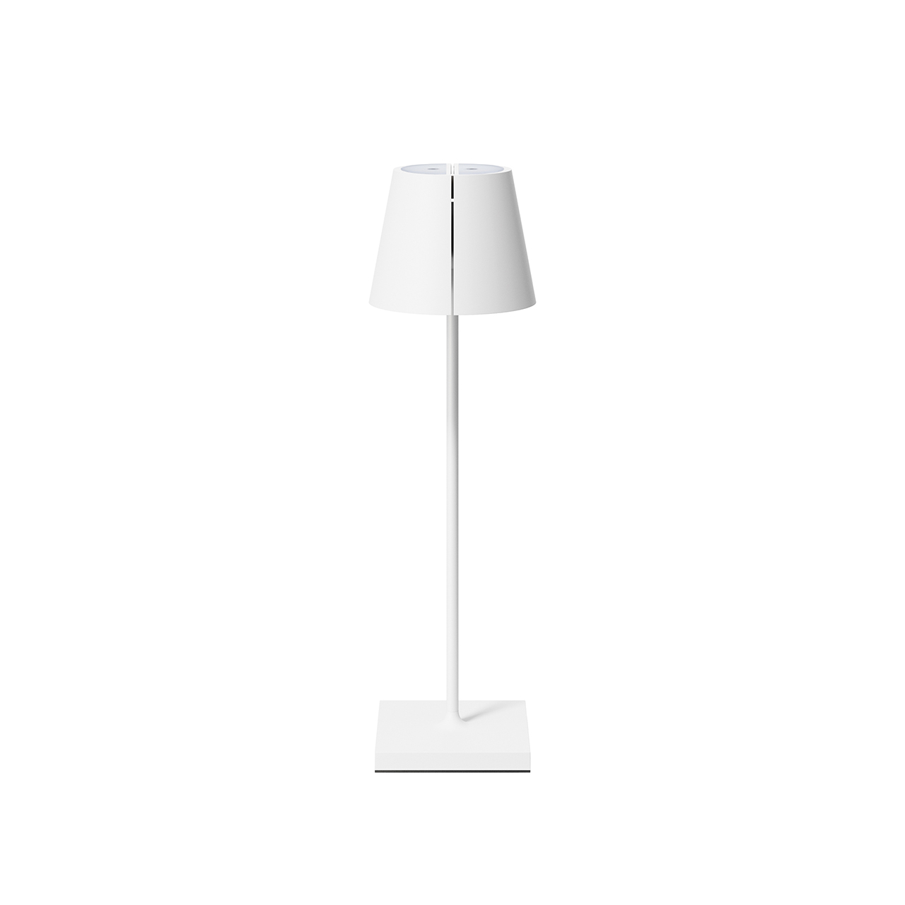 Akku-Tischleuchte Nuindie tango schneeweiß 2,2W FlexMood 2200K/2700K IP54 168/197lm Ra85