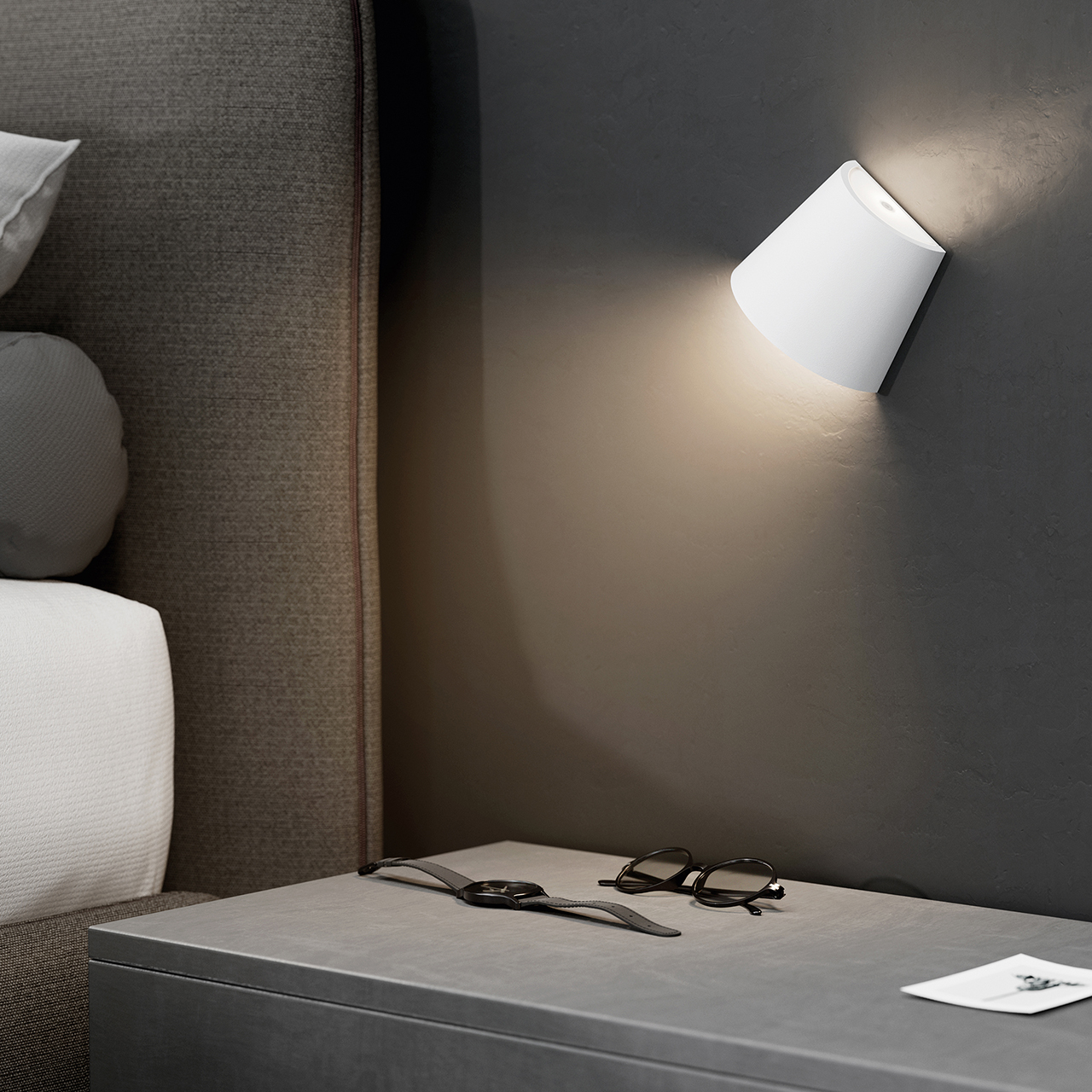 Akku-Tischleuchte Nuindie tango schneeweiß 2,2W FlexMood 2200K/2700K IP54 168/197lm Ra85