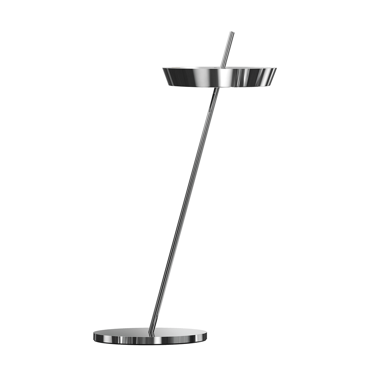 Akku-Tischleuchte Mahina USB-C 355mm Chrome 2,2W FlexMood 2200K/2700K IP20 168/181lm Ra85 dim