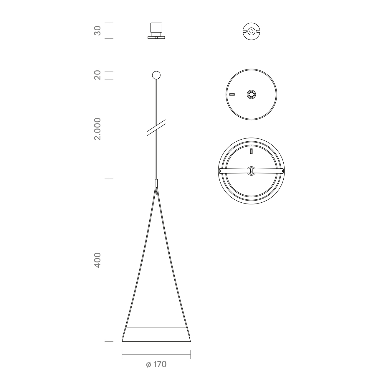 Akku-Pendelleuchte Mahina USB-C Weiß 2,2W FlexMood 2200K/2700K IP20 168/181lm Ra85 dim