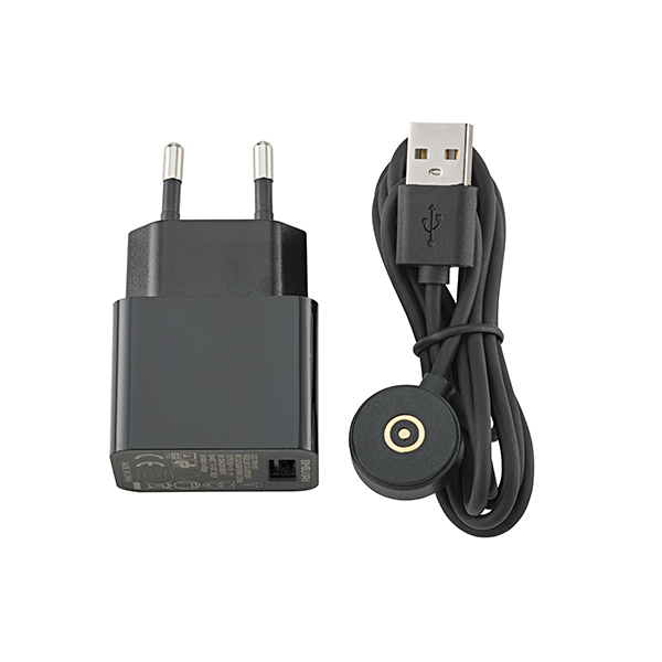 Easy-Connect Puk Ladekabel inkl Netzteil schwarz 1.200mm