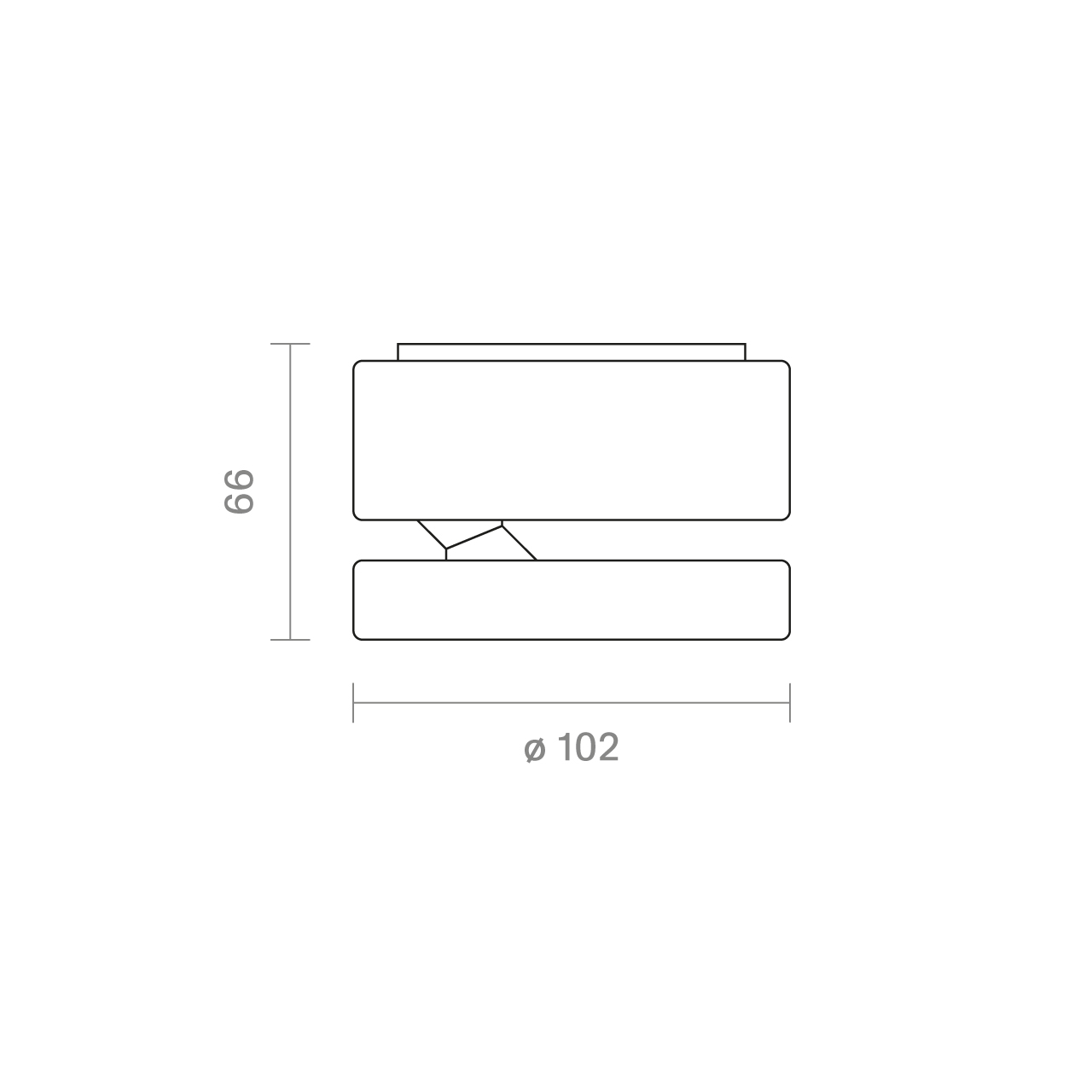 Vorschau: Nivo Aufbauleuchte schwenkbar 36° weiß 14W 3000-1800K DTW IP30 950lm Ra90