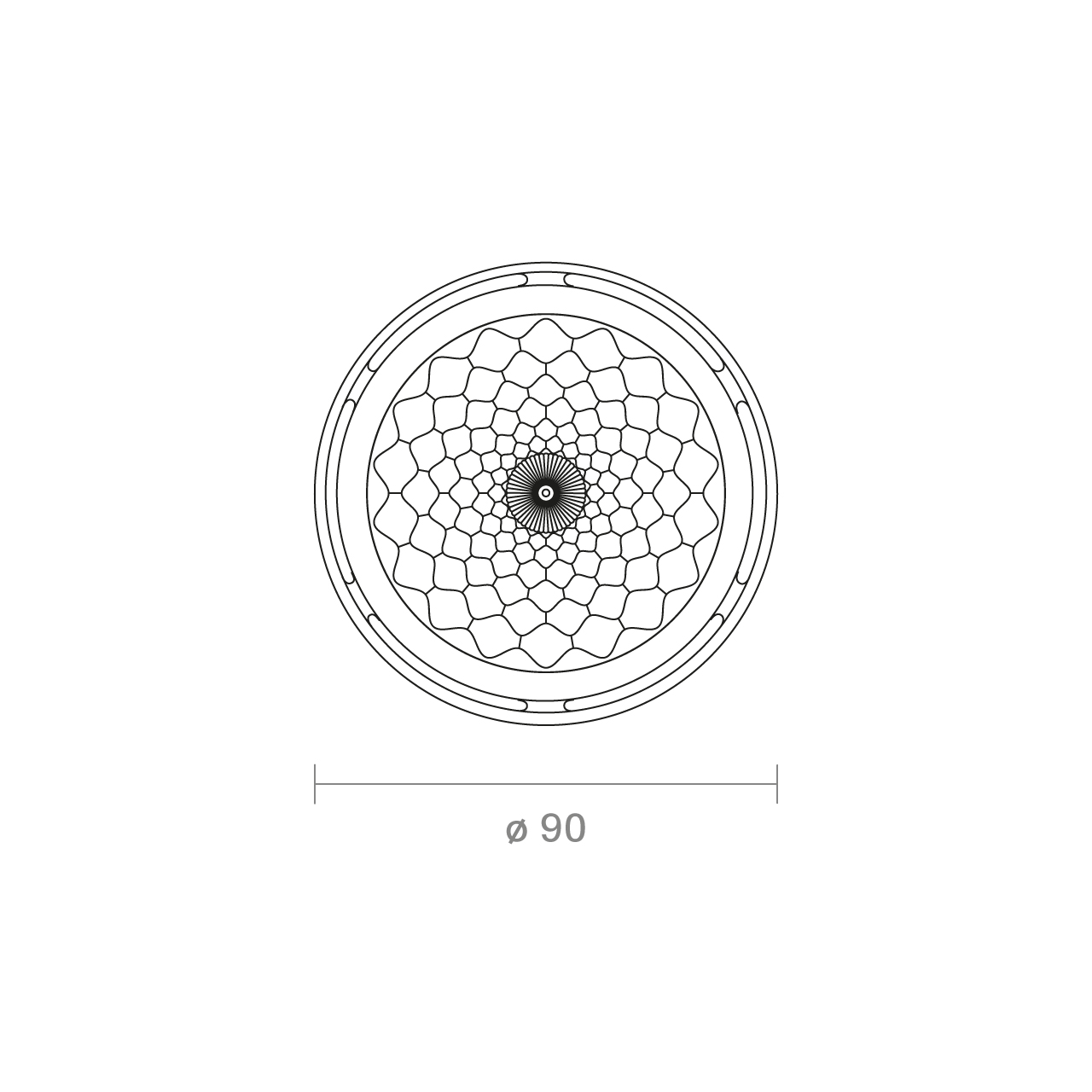 Nivo Ersatzlinse schwarz 50°