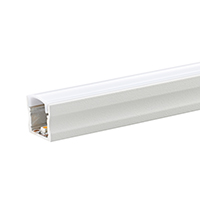 RAL 9010 reinweiß glatt glänzend Pulverbeschichtung ALU-Profil 1m