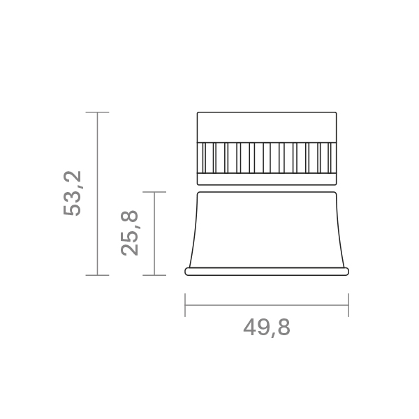 Fusion HLO Reflektor 24° HLO – Hocheffiziente Linsen Optik