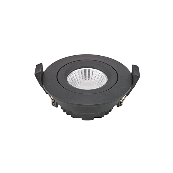 Einbauleuchte 68 Diled 6W 380lm 3000K schwarz 36° dim