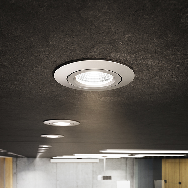 Einbauleuchte 68 Diled 10W 640lm 2700K weiß 36° dim