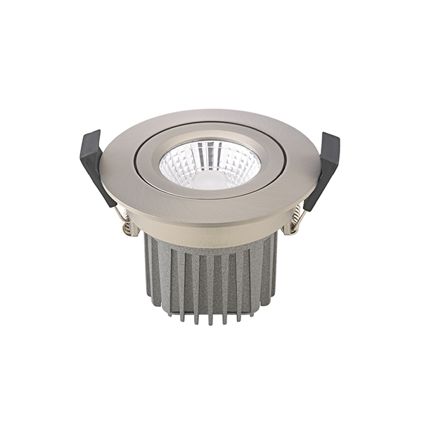 Einbauleuchte 68 Diled 10W 640lm 3000K stahl 36° dim