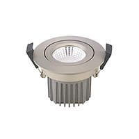 Vorschau: Einbauleuchte 68 Diled 10W 640lm 3000K stahl 36° dim