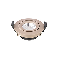 Vorschau: Einbauleuchte 68 Diled 6W 360lm 2700-2100K Champagner 36° dim