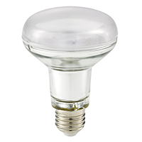 9,6W R80 LUXAR Glas E27 700lm 2700K 36° dim