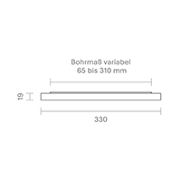 Vorschau: Aufbauleuchte FLED Downlight 330mm weiß 30W 3000/4000/5000K IP20 110° 3100lm RA90