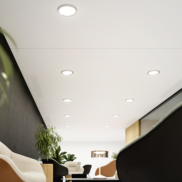 Nickel | Sigor Dekoring Projektleuchten FLED Licht Fled mm GmbH Farbe: Downlight | 330 |