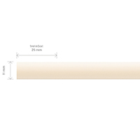 Vorschau: 10W/m ART COB LED-Streifen 2700K 5m 320LED/m IP65 24V 650lm/m RA90