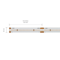 Vorschau: 10W/m CSP LED-Streifen 2700K 5m 320 LED/m IP20 24V 970lm/m RA90