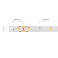 Vorschau: 4,6W/m Long Distance LED-Streifen 2700K 30m 60LED/m IP20 24V 340lm/m RA90