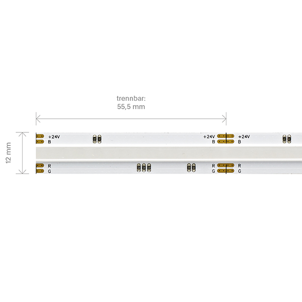 15W/m COB RGB LED-Streifen RGB 5m -Abverkaufsartikel-