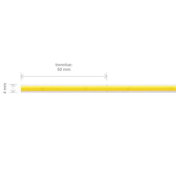 8W/m COB SLIM LED-Streifen 2700K 5m 480LED/m IP20 24V 700lm Ra90