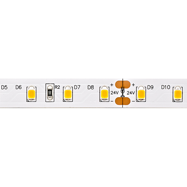 7,2W/m PRO LED-Streifen 2400K 5m 80 LED/m IP20 24V 900lm RA90