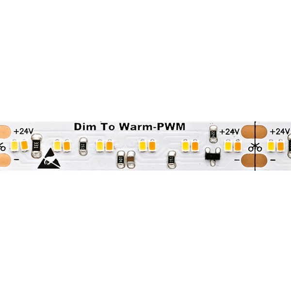 20W/m Dim-To-Warm LED-Streifen 3000-1800K 5m 240 LED/m IP20 24V 1900lm RA90