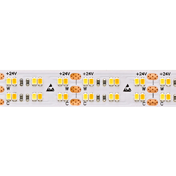 38,4W/m Tunable White LED-Streifen 4000-2100K 5m 480 LED/m IP20 24V 3200lm RA90