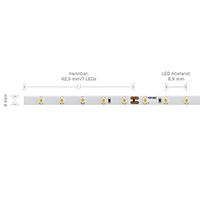 Vorschau: 7,2W/m EXPERT SLIM LED-Streifen 3000K 5m 112LED/m IP20 24V 690lm Ra90