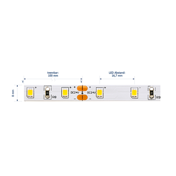 12W/M ESSENTIAL LED-Streifen 3000K IP20 5M 120° 1020lm/m RA80 60LED/m dim -Abverkaufsartikel-