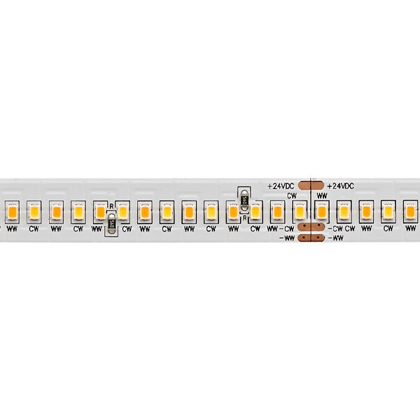 20W/m Tunable White LED-Streifen 4000-2100K 5m 288LED/m IP20 24V 2139lm RA90