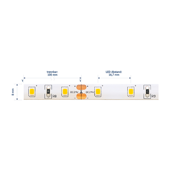 12W/M ESSENTIAL LED-Streifen 3000K IP54 5M -Abverkaufsartikel-
