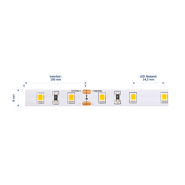12W/M ESSENTIAL LED-Streifen 2700K IP54 5M 120° 1020lm/m RA80 70LED/m dim -Abverkaufsartikel-