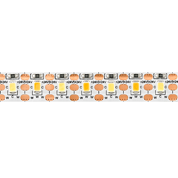 22W/m Tunable White LED-Streifen 2700K-6500K 5m 120LED/m IP20 24V 2200m/m RA90